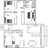 Plano Casa 110 m2 modelo A MCCM Casas